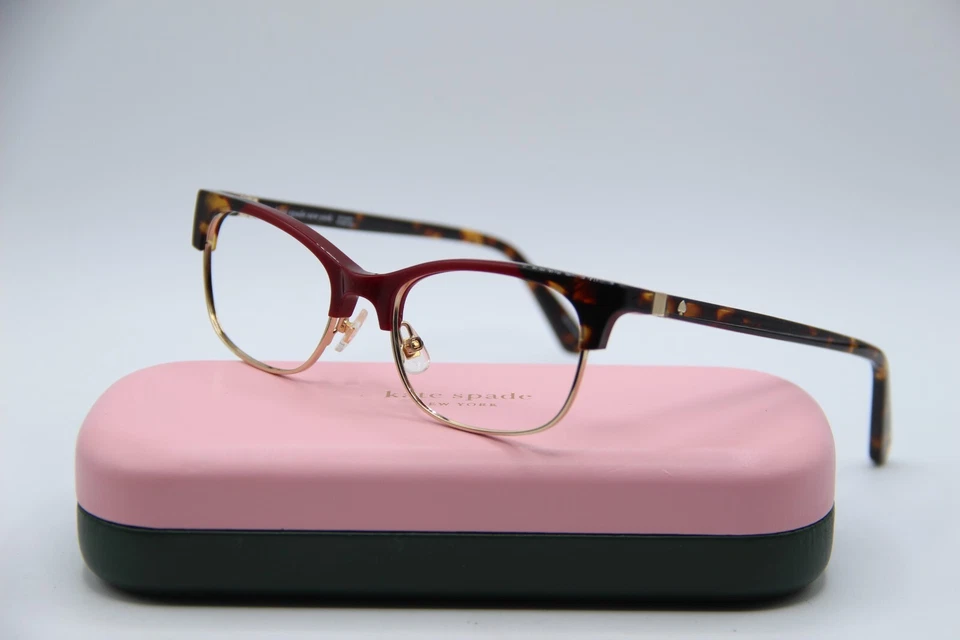 NUEVAS GAFAS KATE SPADE NEW YORK ADALI LHF BURG TORT AUTÉNTICAS CON ESTUCHE 49-17 Foto 1 de 4