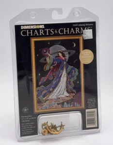 VTG Dimensions ALLURING SORCERESS Charts & Charms Cross Stitch 72425 J Himsworth - Picture 1 of 5