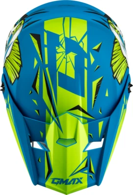 GMAX MX-46Y Unstable Helmet - Medium - Blue/Green - Image 1 of 4