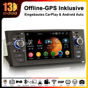 8-Kern Android 13 CarPlay Autoradio Fiat Grande Punto Linea SWC DSP IPS GPS 64GB - Bild 1 von 17
