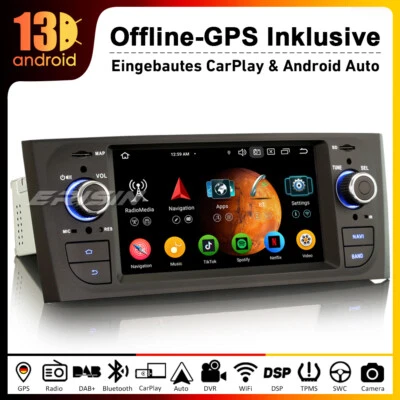 8-Kern Android 14 CarPlay Autoradio Fiat Grande Punto Linea SWC DSP IPS GPS 64GB - Bild 1 von 4