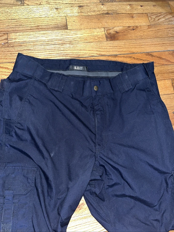 "Pantalones tácticos 5,11 para hombre 38x34"" azul marino policía carga utilitario TLBLIN 4389-1" Foto 1 de 4