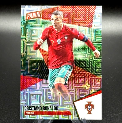 Cristiano Ronaldo 2021 Panini The National Escher Squares #'d 05/10 SSP Portugal - Image 1 of 4