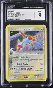 CGC 9 MINT Latias EX Delta Species 8/113 Reverse Holo STAMPED Pokemon Card psa - Picture 1 of 2