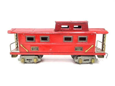 American Flyer 3201 Caboose Red Not Illuminated Prewar O gauge X7331 - Image 1 of 4