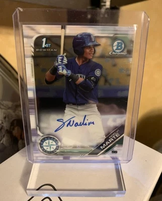 Noelvi Marte 2019 Bowman Chrome Prospect Autographs #CPANMA RC Auto - Image 1 of 2