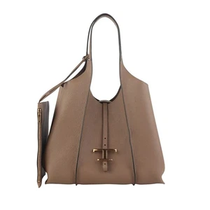 Tods Sac à épaule Timeless Moyen T en doré XBWTSBA0300 36070Y 148466867 - Picture 1 of 8