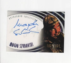MAGDA SZUBANSKI FARSCAPE AUTOGRAPH FURLOW SIGNED AUTO RITTENHOUSE ARCHIVES #A18 - Picture 1 of 2