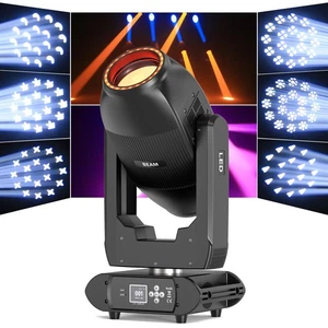 Luz principal móvil LED 400W de 2 cabezales Gobo Beam escenario DJ disco Bar DMX iluminación puntual - Imagen 1 de 16