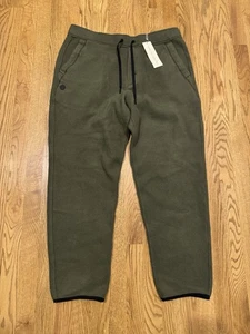 NEW Outerknown Ascent Fleece Sweatpant Men’s Size Large Green NWT - Picture 1 of 12