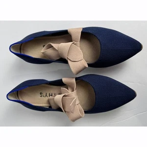 Rothy’s Women’s Sapphire Mary Jane Pointed Toe Ballet Flats Size 7 - Picture 1 of 13