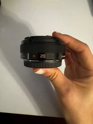 Panasonic Lumix G 20mm f/1.7 II Aspherical AF G Lens (Black) - Image 1 of 4