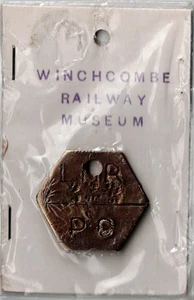 London Midland Railway brass pay check token - Picture 1 of 1