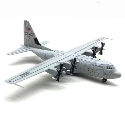 Modelo de avión de transporte aéreo 1/200 Lockheed C-130 Hércules modelo de avión fundido a presión Foto 1 de 4