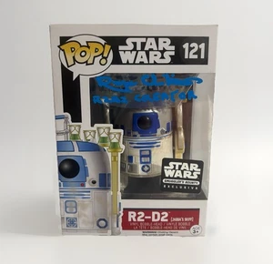 ROGER CHRISTIAN SIGNED AUTOGRAPH STAR WARS R2-D2 FUNKO POP #121 JSA w/ Card ๐ฅ๐ซ - Picture 1 of 3