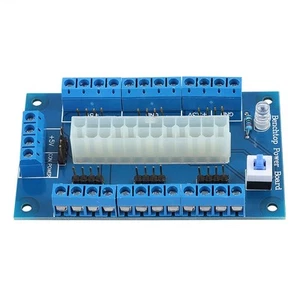 24/20Pin Atx Power Supply Bench Top Breakout Board Module Adapter For Comput ND - Picture 1 of 7