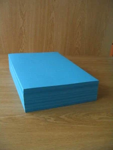 220 CARTONS BLEU "MARQUISE" MAT - 160 g./ rm2 - 21 x 29,7 cm - Photo 1/1