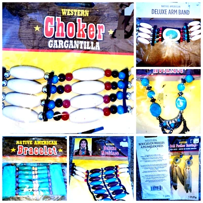 Ювелирные изделия аксессуары для костюмов западных индейцев 3 шт. - Изображение 1 из 4