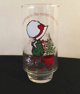 Vintage Holly Hobbie Happy Talk Coca-Cola Limited Edition Glass - Picture 1 of 4