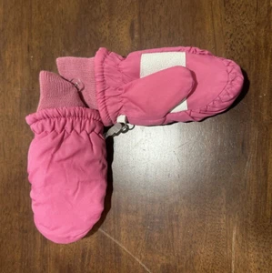 ABG Accessories Girls toddlers winter snow pink mittens - Picture 1 of 6