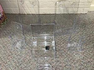 Set Of 2 Tri Fold Holder, 2 Flyer Holder, 1 Business Card Holder, and 1 Lock Box - Picture 1 of 7
