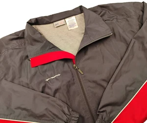 Vintage Reebok Red & Gray Jogging Workout Jacket Men's Size Large - Picture 1 of 8