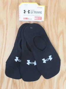 Calcetines invisibles Under Armour UA Training para mujer ultra bajos sin mostrar negros 3 pares - Imagen 1 de 2