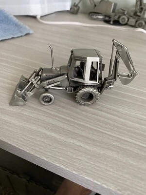 Case 580E Backhoe Precision Pewter Artisans Hard Hat Collection - Image 1 of 4