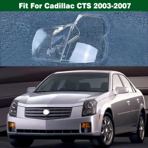 Left Headlight Lens Cover Lampshade Shell Seal Glue For Cadillac CTS 2003-2007 - Picture 1 of 10