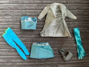 Quality Dolls Blue Silver Jacket Glitter Outfit Made For Barbie Uk Seller - Picture 1 of 2