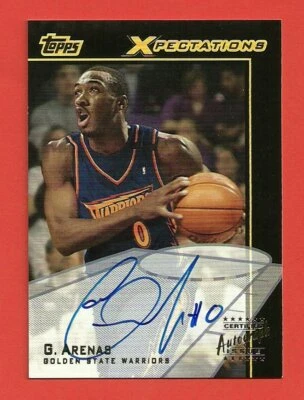 GILBERT ARENAS - 2001-02 Topps Xpectations Autographs  #TXAGA - Rookie Signed RC - Image 1 of 2