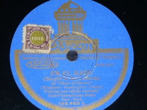 JAZZ 78 rpm RECORD Odeon HOTEL PENNSYLVANIA MUSIC NEW YORK Foxtrot RARE Spain - Picture 1 of 2