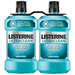 Listerine UltraClean Coolmint 1.5 Liter, 2-count - Picture 1 of 3