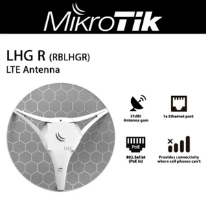 Mikrotik RBLHGR LHG R integrated high gain 21dBi LTE antenna without LTE Modem - Picture 1 of 1