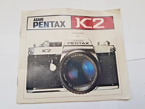 Asahi Pentax K2 Camera Instruction Operating Manual Owners Guide Original German - Picture 1 of 5
