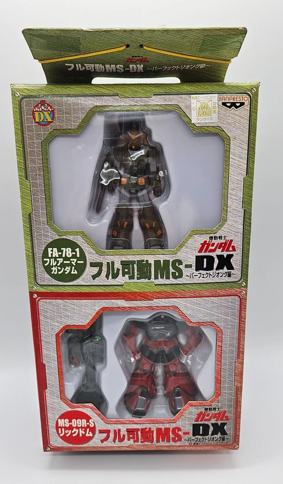 Gundam DX Perfect Geon ver. Figura FA-78-1 Full Armor Gundam y MS-09R-S Rick Dom Foto 1 de 4
