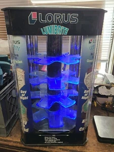 Rare LORUS Lumibrite Lighted Counter Watch Display Case 24" High X 13.5" Wide - Imagen 1 de 8
