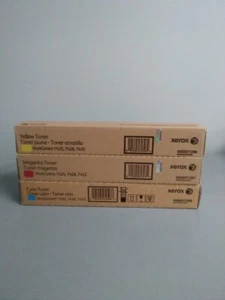 Xerox 006R01396 006R01397 006R01398 Color Toner Set WorkCentre 7425 7428 7435 - Picture 1 of 4