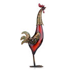 1Pcmetal Figurine Rooster Sculpture Carved Iron Rooster Home Nishing Arti.Ac