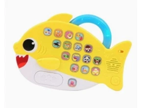 Pinkfong Baby Shark Family Melody Pad Popular Korean 16 Songs 10 Sound Light - Picture 1 of 8