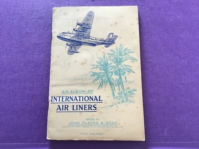 International Air Liners a full set of Players cards in album 1936 - Image 1 of 4
