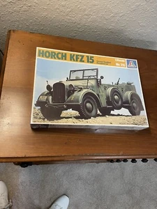 Italeri HORCH Kfz 15 GERMAN Standard Personnel FIELD CAR 1:35 Brand New Sealed - Picture 1 of 10