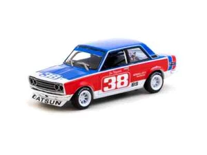 Asfalto T64-052-73SCCA38 Datsun 510 "#38 Jim Fitzgerald" azul/blanco/rojo SCCA 1:64 - Imagen 1 de 5