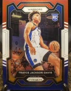 2023-24 Panini Prizm Red, White & Blue Trayce Jackson Davis #148 RC Warriors - Picture 1 of 2