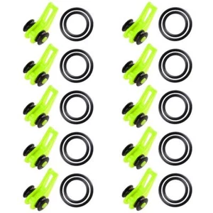 30pcs Fishing Hook Keeper for Fishing Rod Pole Lures Safety Holders (Green) - Picture 1 of 10