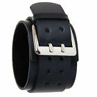 Punk Cool Men Womens Wide Genuine Leather Belt Bracelet Cuff Wristband Bangle E
