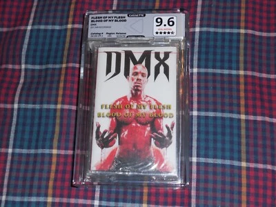 DMX Flesh Of My Flesh Blood Of My Blood  1998 Cassette Tape REWIND GRADED 9.6 - Image 1 of 3