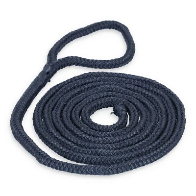 BOOTSZUBEHÖR.ONLINE Festmacherleine Auge 12 mm 3 m Boot Leine Seil festmachen Polyester Fenderleine