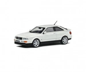 Audi S2 Coupè Turbo 1992 Modellino Auto Bianca 1:43 Solido - Foto 1 di 9