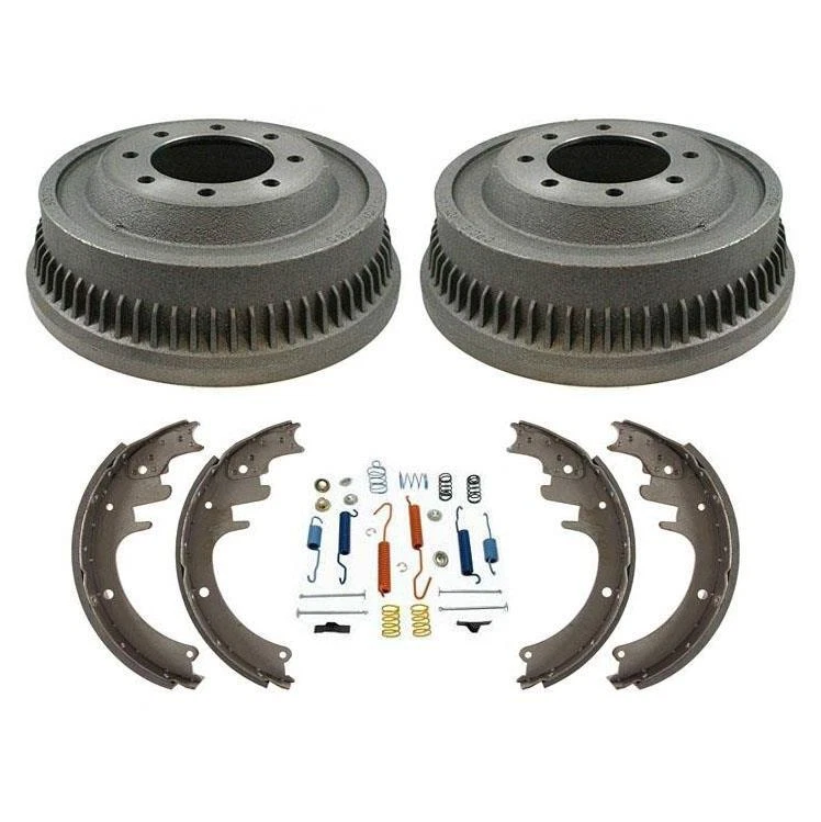 Juego completo de zapatas de tambor trasero y resortes de zapata de freno para Dodge Ram 2500 94-99 Foto 1 de 4